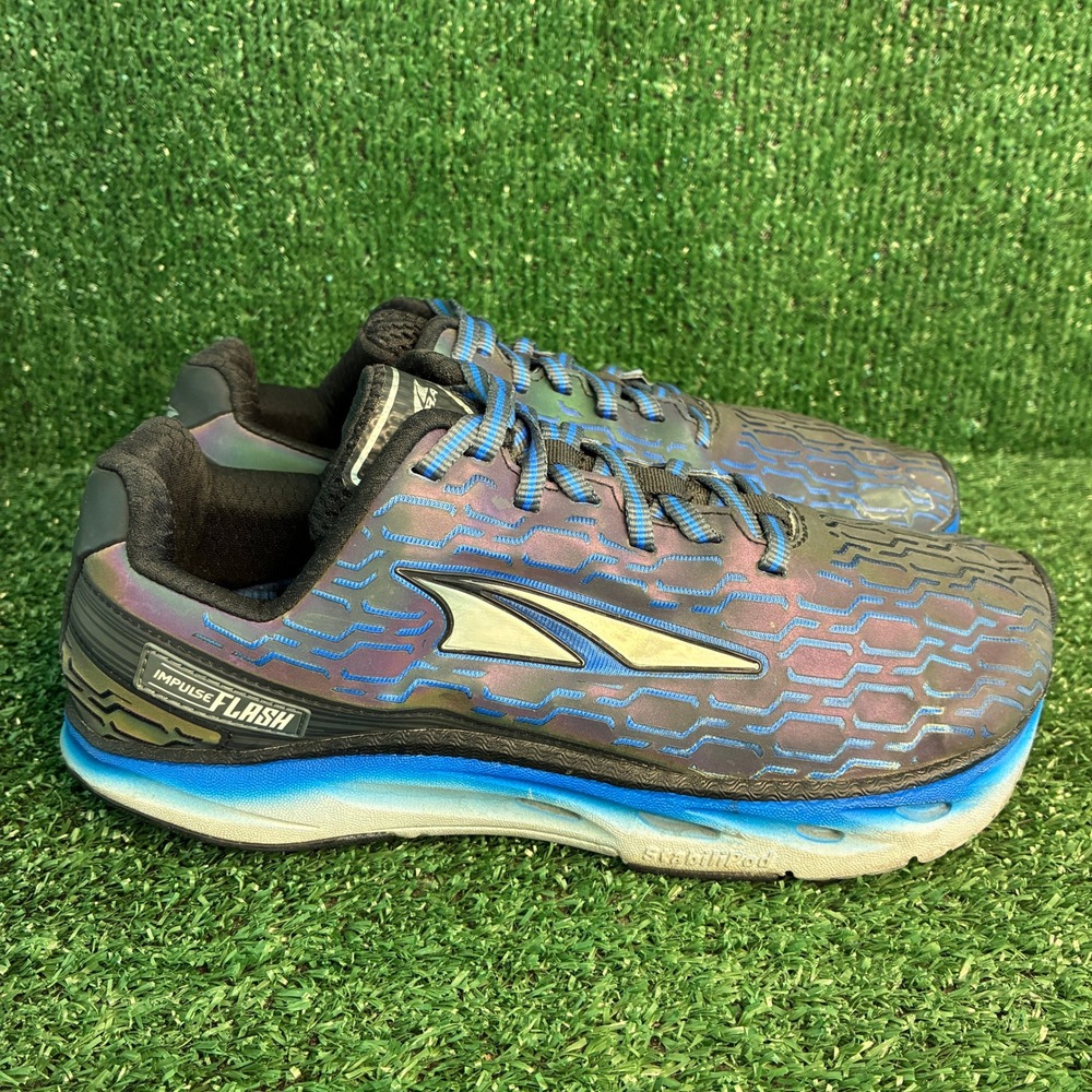 Altra Impulse Flash Reflective Zero Drop Road Running Sneakers Blue Mens Size 7
